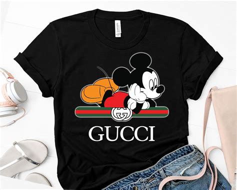 gucci logo on black disney|mickey mouse gucci collection.